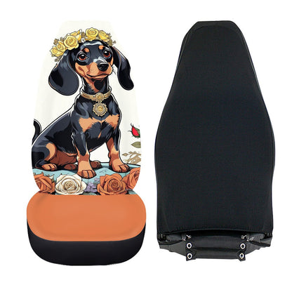dachshund seat covers 4 color choices