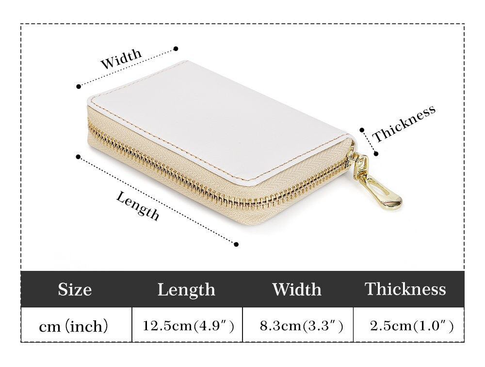 Quaker Parrot Zipper Card Holder