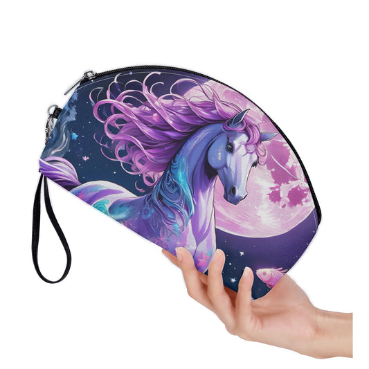 Unicorn Curved Cosmetic Bag