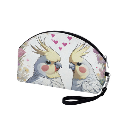 Cockatiel Curved Cosmetic Bag