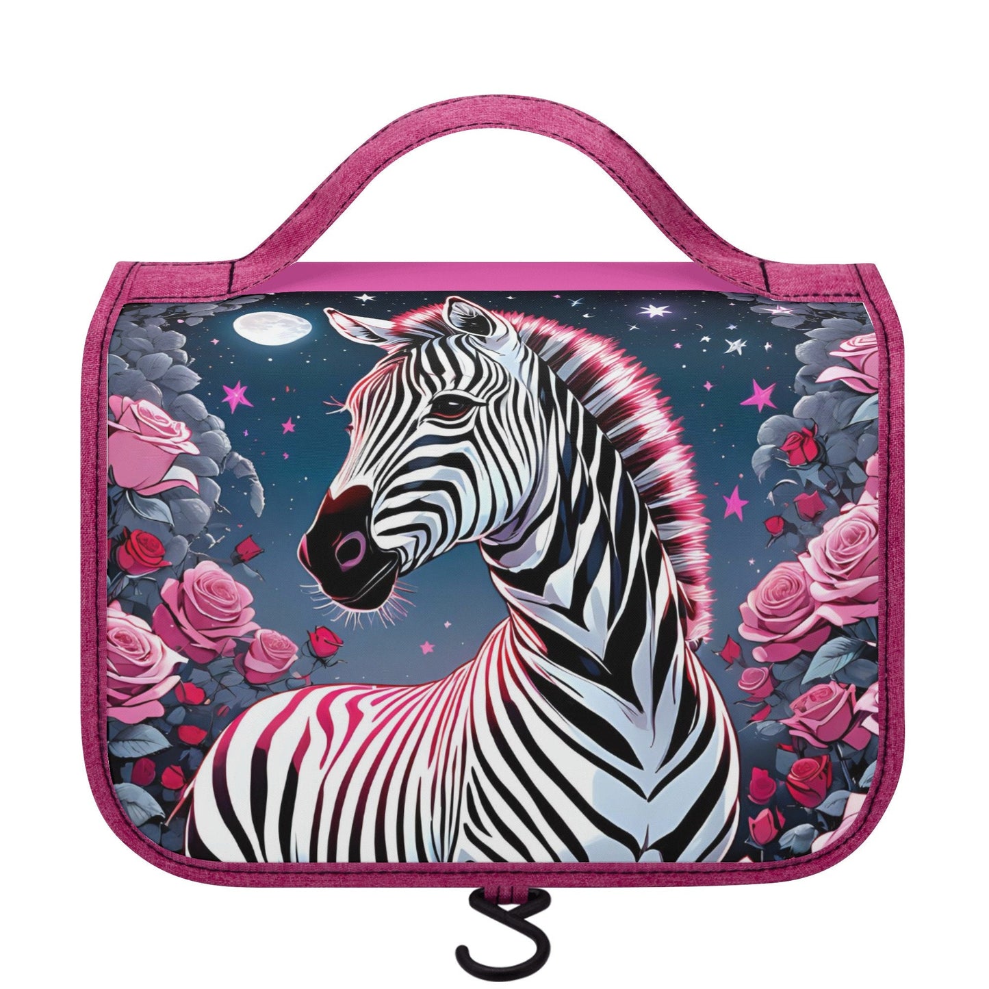 Zebra Toiletry Cosmetic Travel Bag