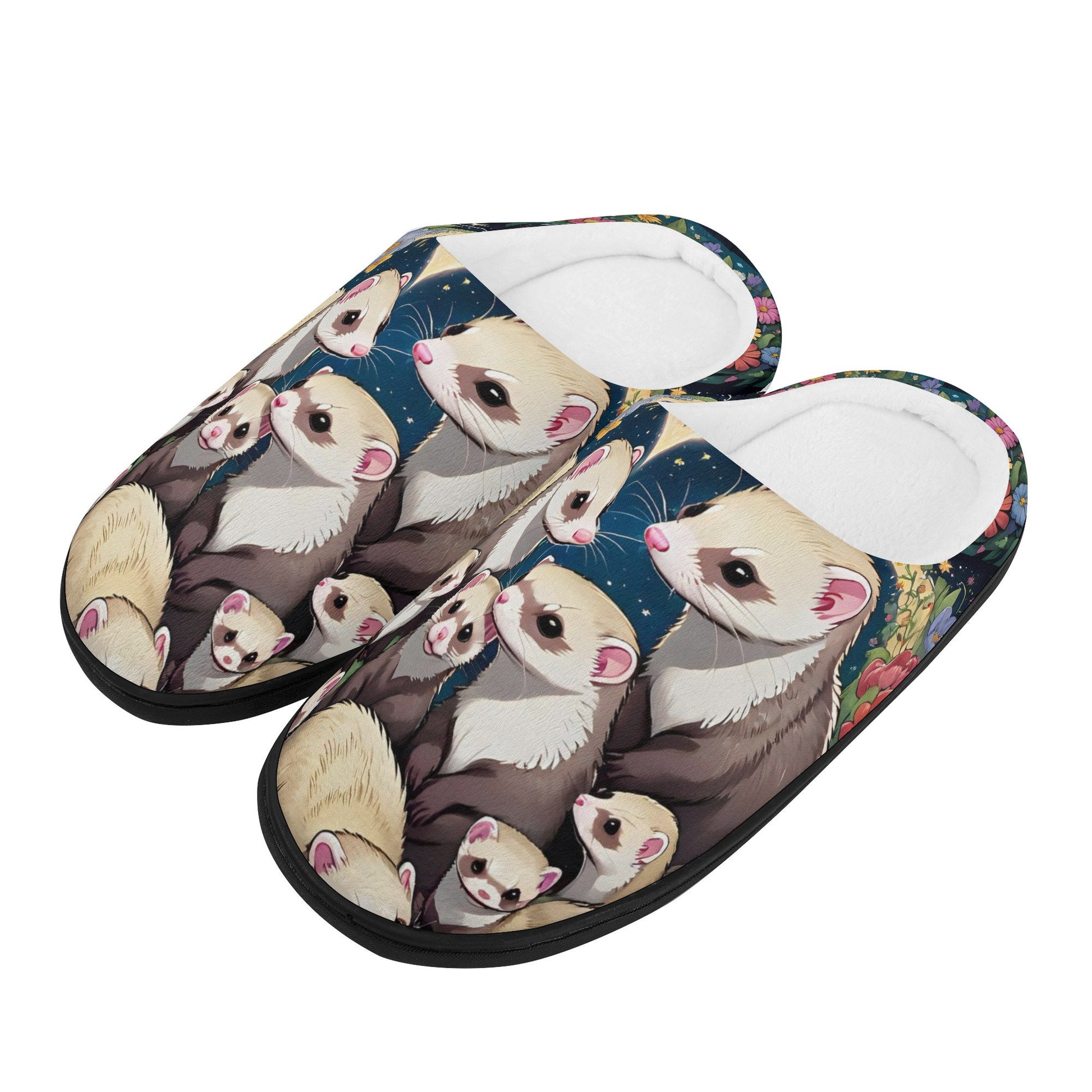 Ferret Ladies Rubber Autumn Slipper Room Shoes