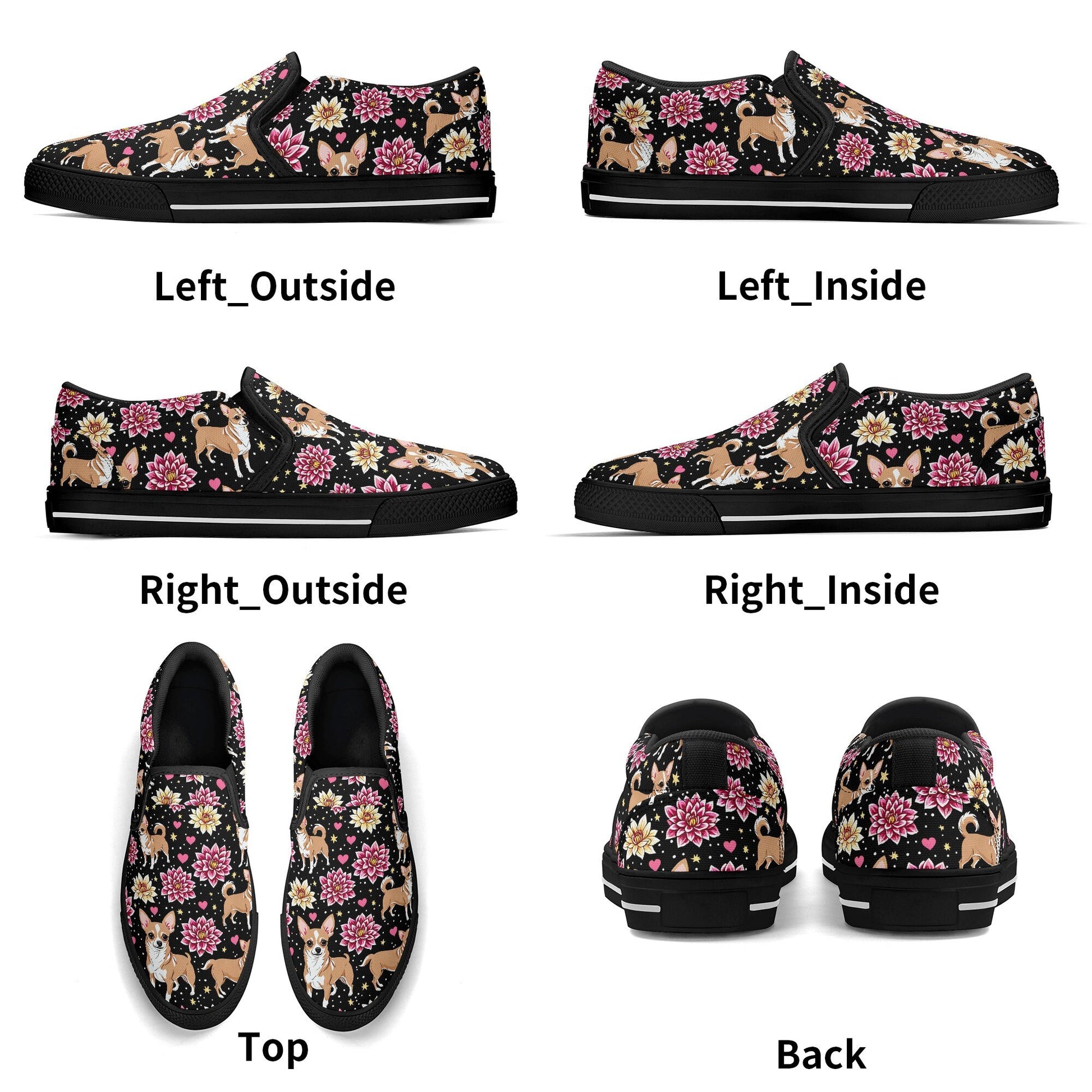 Chihuahua Women's Slip On Shoes