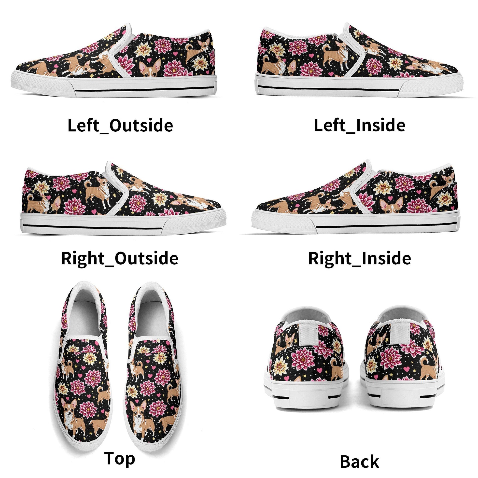 Chihuahua Women's Slip On Shoes