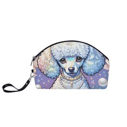 Poodle Curved Cosmetic Bag