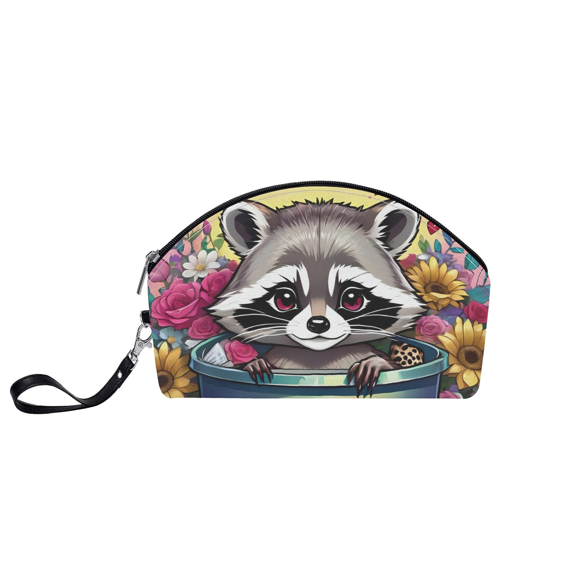 Racoon Curved Cosmetic Bag