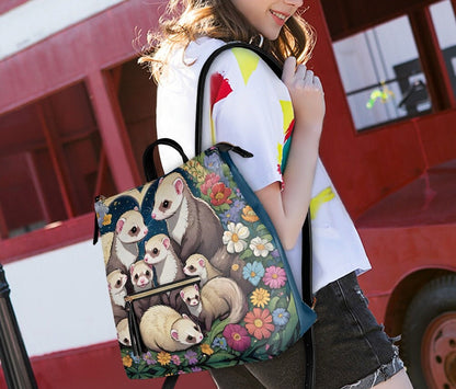 Ferret Casual Backpack Purse