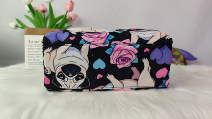 Pug hair dryer organizer traveling case storage bag