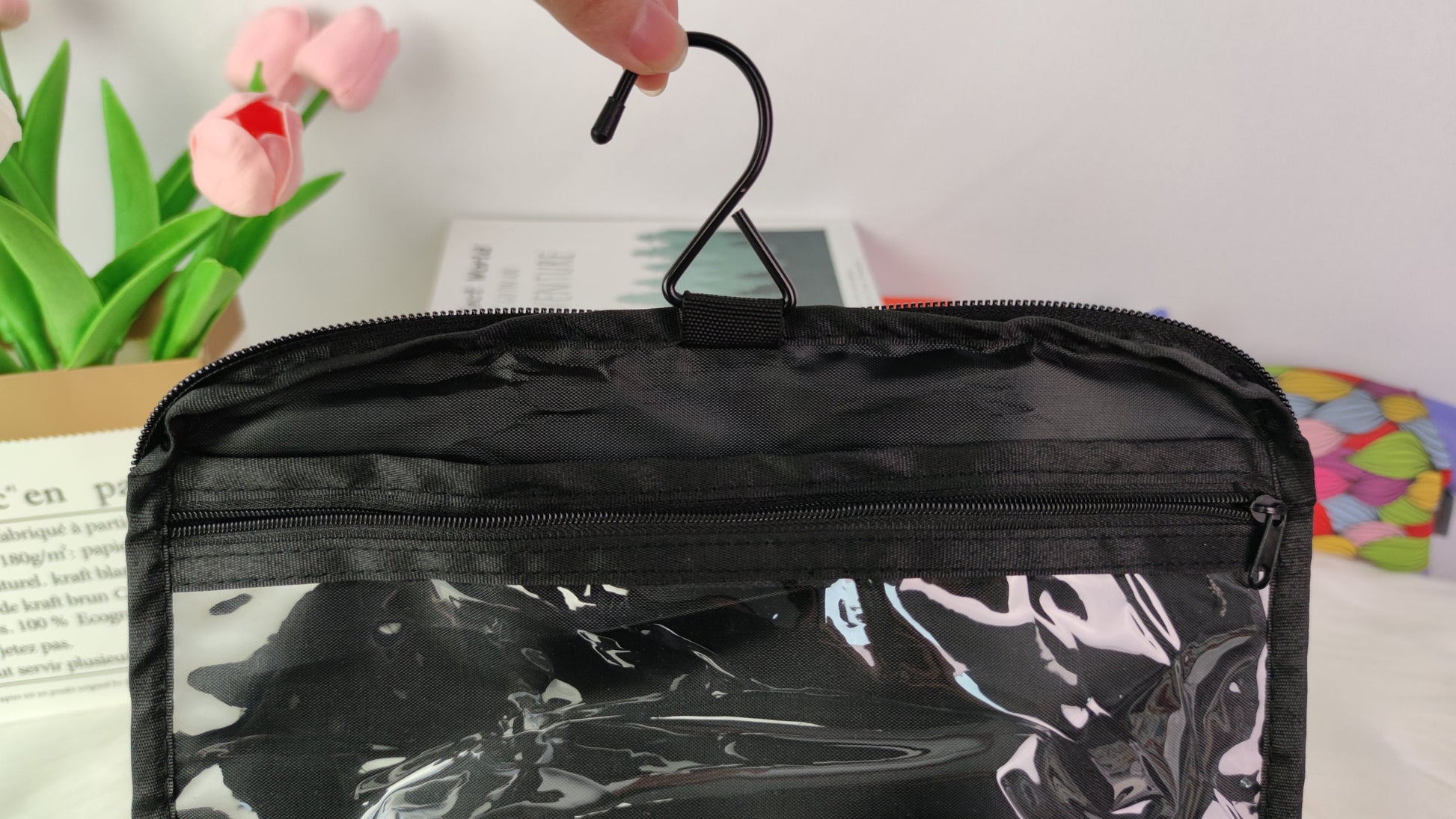 Pug hair dryer organizer traveling case storage bag