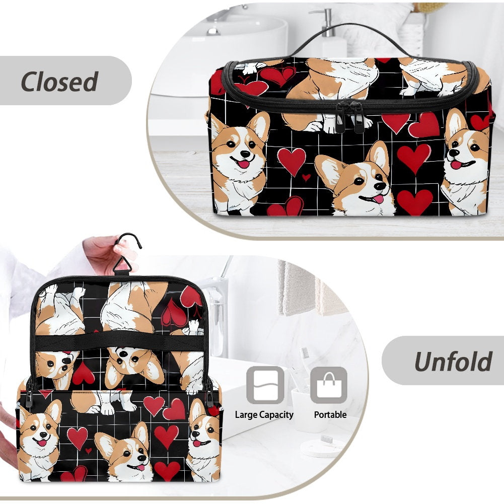 Corgi Hair Dryer Storage bag Hair Dryer Carrier hair dryer tote hair dryer organizer bag